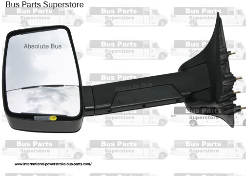 Velvac Bus & RV Side View Mirror Left Side Manual Integrated Mirror Head. Shuttle Bus Mirror. Ford F-Series