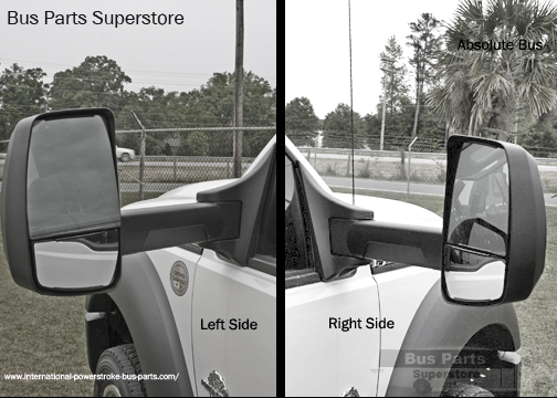 Velvac Bus & RV side View Mirrors, Pair. Power Remote Heated Integrated Mirror Head. Shuttle Bus Mirror. Ford F-Series