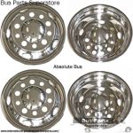 Bus Wheel Simulator Cover 22.5 X 8.5 Under Lug Design 10 Lug 5Hole 38mm lug nut