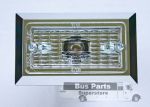 Bus Clear Rectangular Auxiliary-Dome-Interior Light
