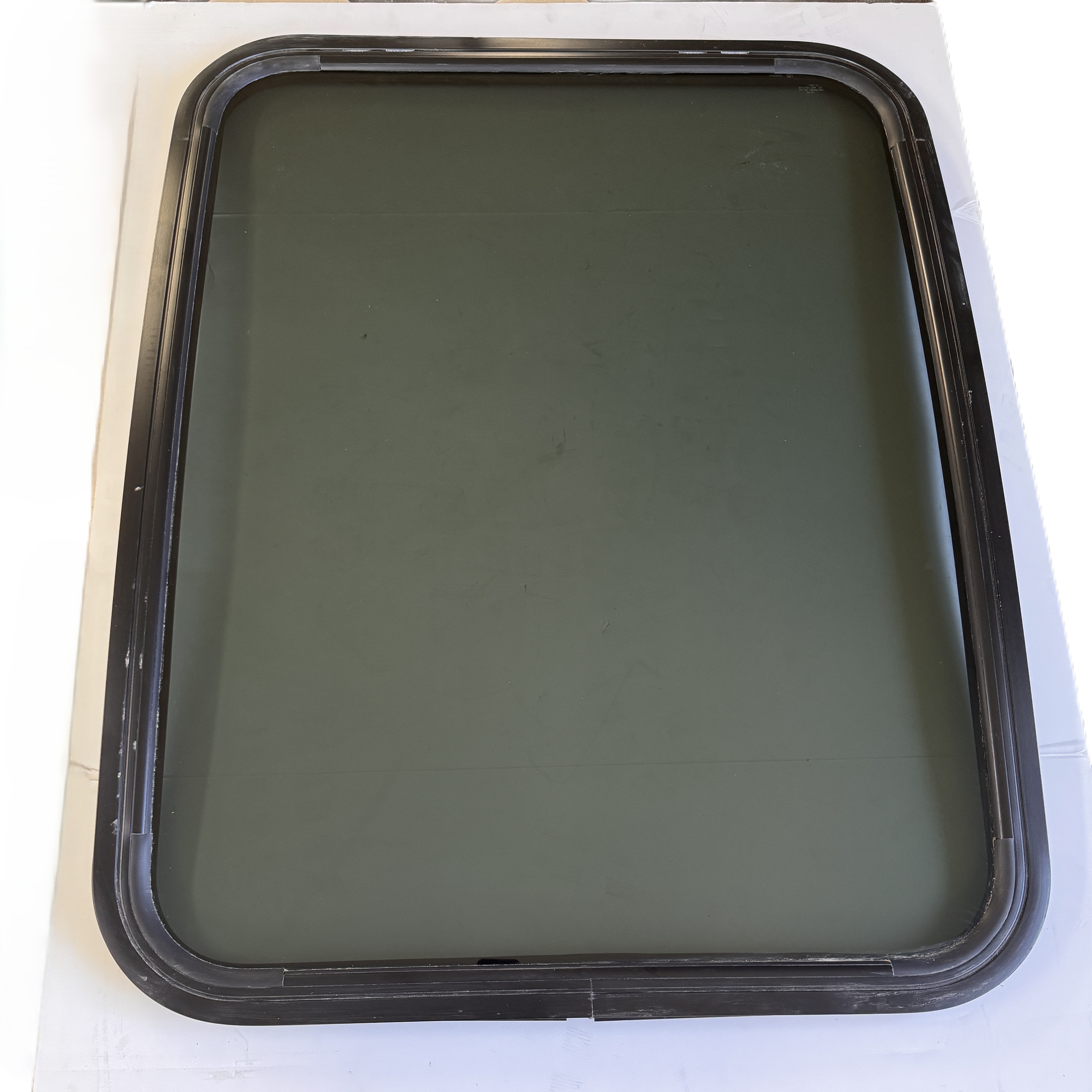 Krystal Bus Window and Framed Emergency 31x41