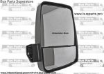 Velvac Bus & RV Side View Mirror Right Side Black Manual. Integrated Mirror Head. Mirror Head Only. Shuttle Bus Mirror. 2003 and Up. Ford Econoline.