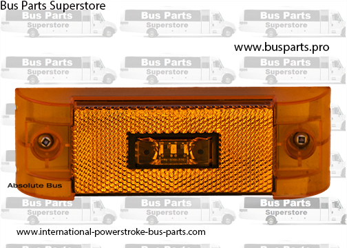 Bus LED Amber Mid-Ship Marker / Signal Lamp with reflector. TecNiq