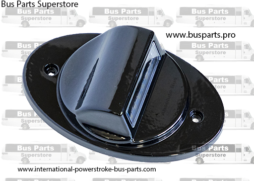 Bus Exterior Step Lamp - Black - LED