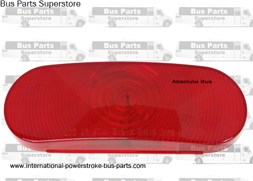 Bus Oval Stop Tail Turn 6" Light