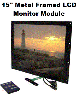 Bus 15" Wall Mount TFT LCD Monitor